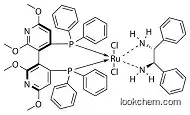 Molecular Structure of 478308-91-7 (DICHLORO[(R)-(+)-2,2',6,6'-TETRAMETHOXY-4,4'-BIS(DIPHENYLPHOSPHINO)-3,3'-BIPYRIDINE][(1R,2R)-(+)-1,2-DIPHENYLETHYLENEDIAMINE]RUTHENIUM (II), MIN. 95)